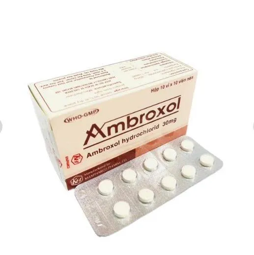 Ambroxol 30mg Khapharco – Làm loãng đờm, hỗ trợ điều trị ho có đờm, viêm phế quản, hen suyễn